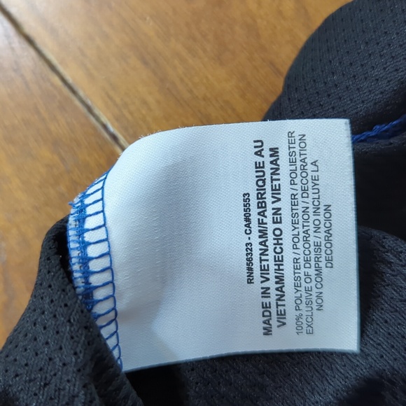 Nike Golf Polo Men's Large Blue and Black Like New - Picture 7 of 9